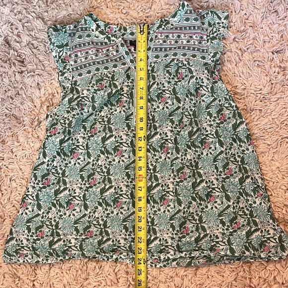 Talbots Primrose Border Shell Flutter Sleeve blouse Petite 2X - Picture 6 of 7